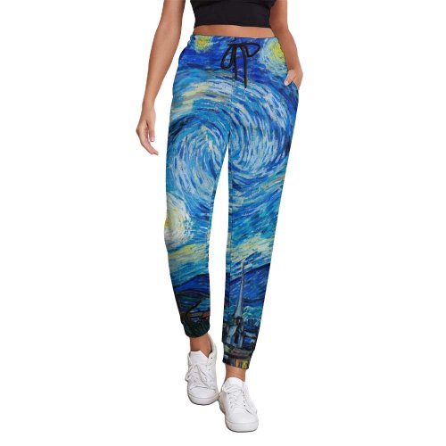 Starry Night Women's All Over Print Sweatpants