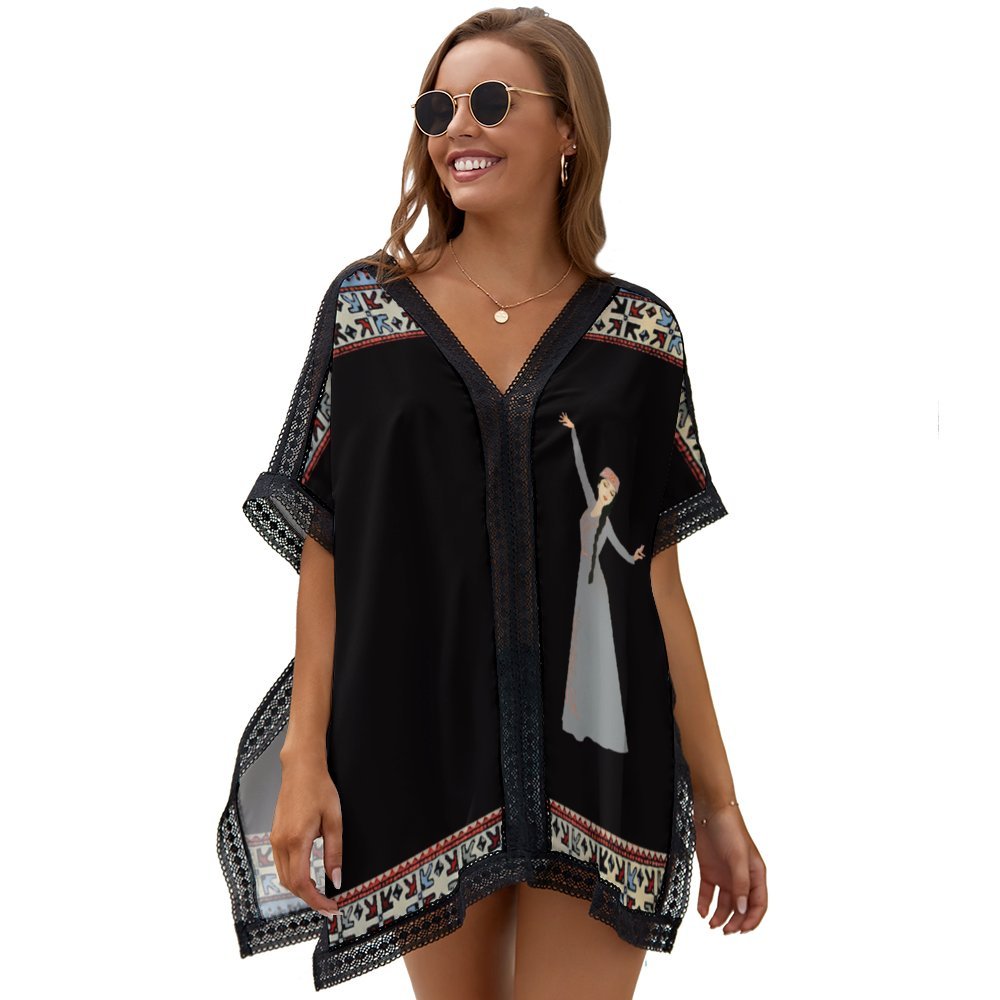 Armenian Artwork beach swim cover Swimsuit Cover Up