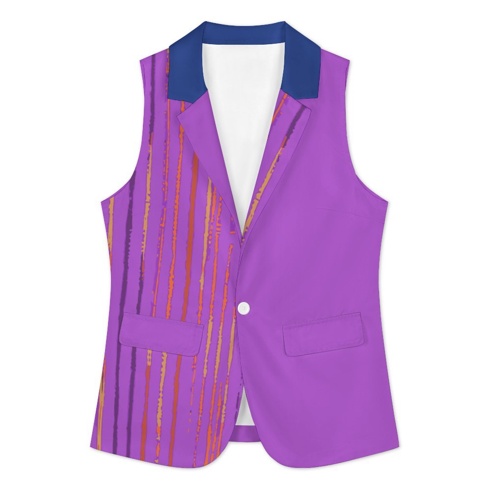 Female Band Vest Women Sleeveless Blazer