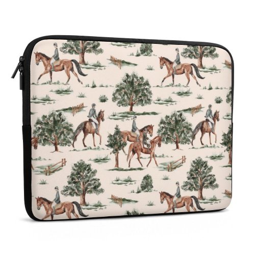 Equestrian Horses Laptop Sleeve Laptop Sleeve (Multiple Sizes)