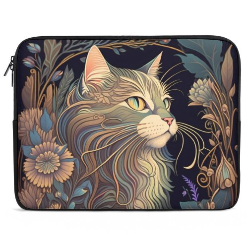 Mystic Cat laptop sleeve Laptop Sleeve (Multiple Sizes)