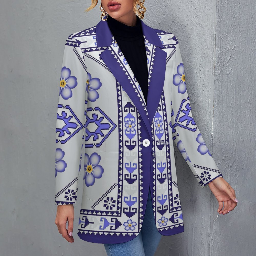 Armenian Folk Art Women's casual suit All Over Print Women's Blazer