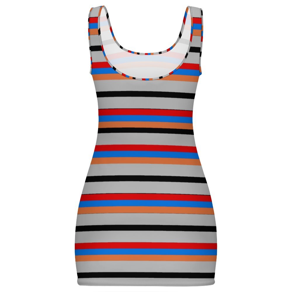 Armenian Flag sheath Sunmer Basic Bodycon Tank  Dress